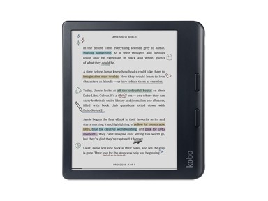 KOBO E-čitač Libra Colour, 7", 32 GB, WiFi, crna
